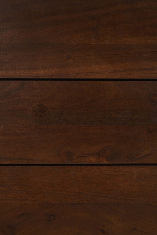 Conrad Acacia Wood Umber Finish Chest of Drawers - Image 4
