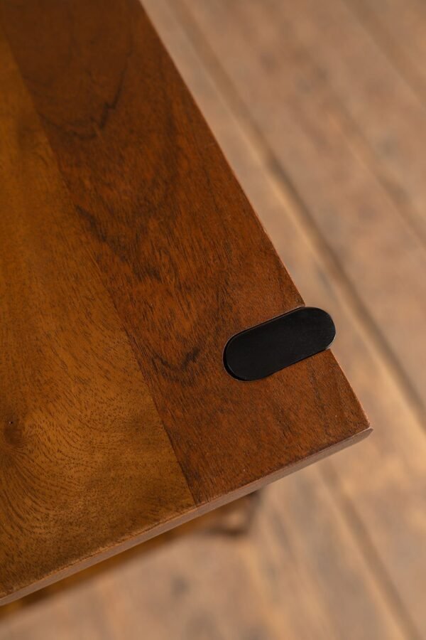 Conrad Acacia Wood Umber Finish Console Table - Image 5