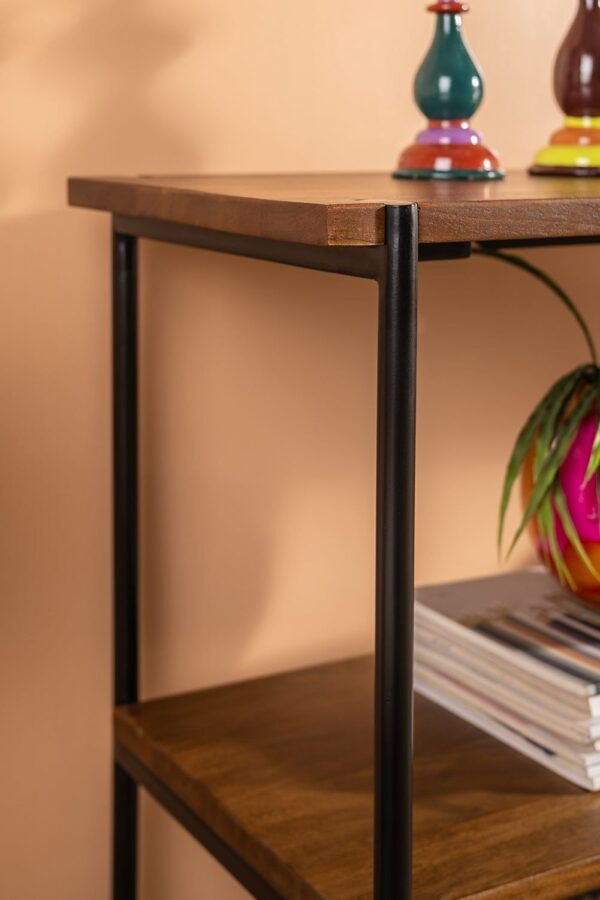 Conrad Acacia Wood Umber Finish Console Table - Image 2