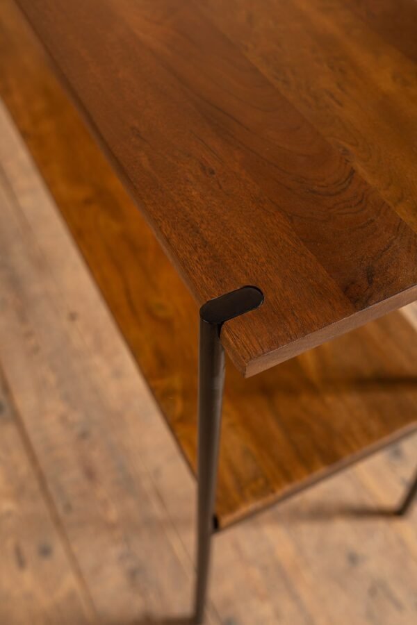 Conrad Acacia Wood Umber Finish Console Table - Image 7