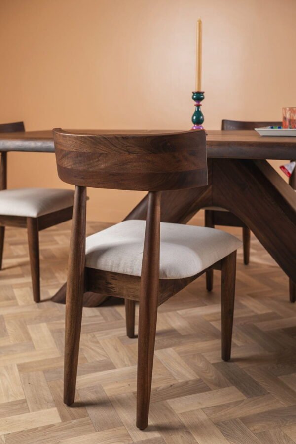 Capra Acacia Wood Vinegar Finish Dining Table - Image 9