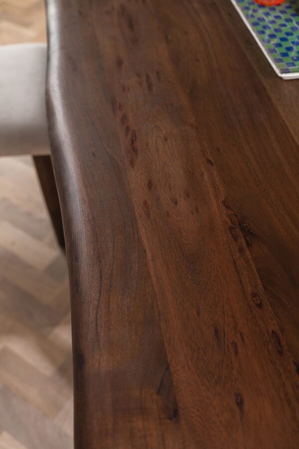 Capra Acacia Wood Vinegar Finish Dining Table - Image 3