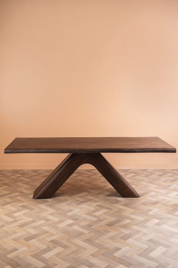 Capra Acacia Wood Vinegar Finish Dining Table - Image 5