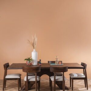 Capra Acacia Wood Vinegar Finish Dining Table