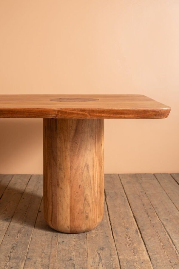 Landis Acacia Wood Natural Finish Dining Table - Image 8