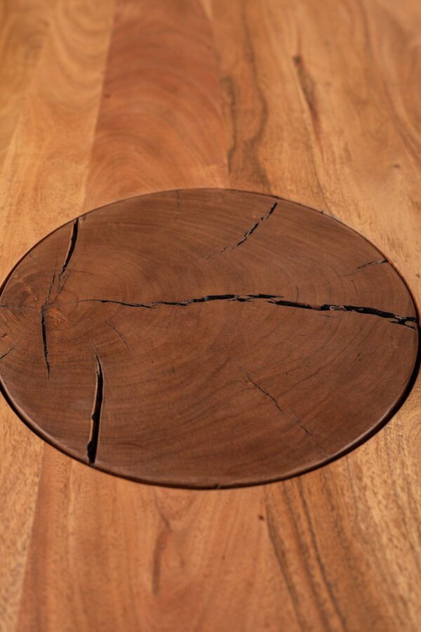 Landis Acacia Wood Natural Finish Dining Table - Image 4