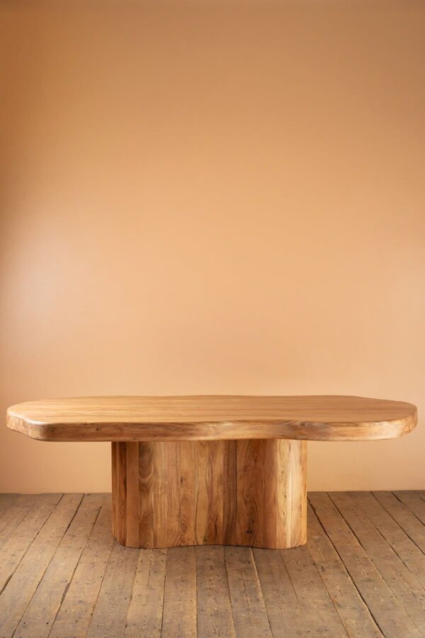 Tove Acacia Wood Natural Finish Dining Table - Image 4