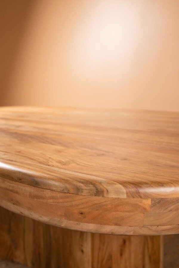 Tove Acacia Wood Natural Finish Dining Table - Image 5