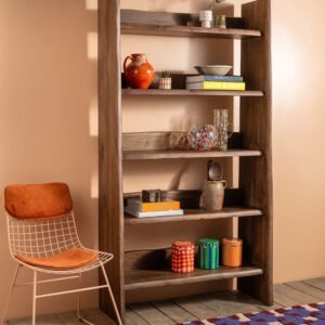 Mayer Acacia Wood Vinegar Finish Bookshelf