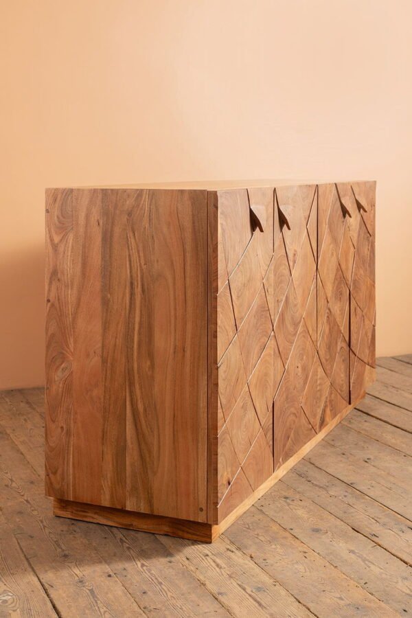 Calvino Acacia Wood Natural Finish Sideboard - Image 3