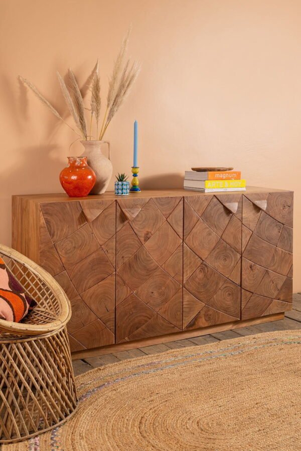 Calvino Acacia Wood Natural Finish Sideboard - Image 8