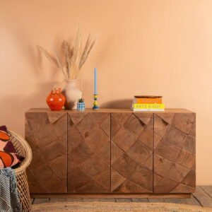 Calvino Acacia Wood Natural Finish Sideboard
