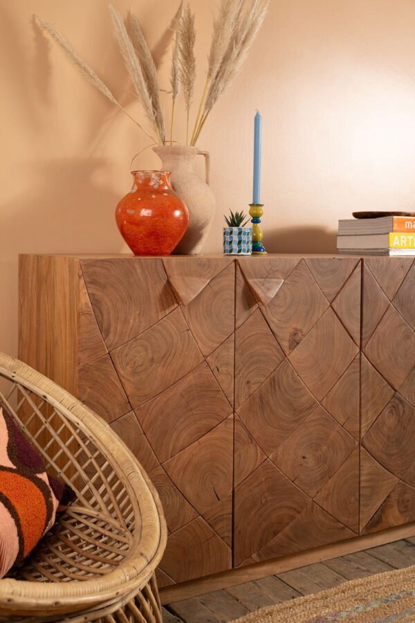 Calvino Acacia Wood Natural Finish Sideboard - Image 2