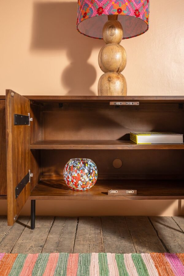 Conrad Acacia Wood Umber Finish Sideboard - Image 3
