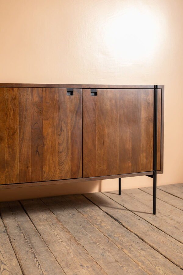 Conrad Acacia Wood Umber Finish Sideboard - Image 6
