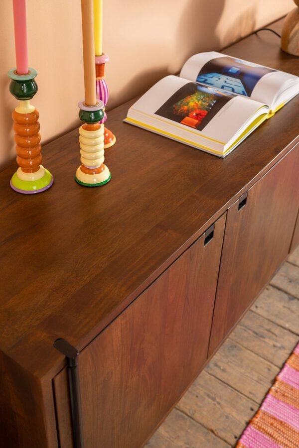 Conrad Acacia Wood Umber Finish Sideboard - Image 2