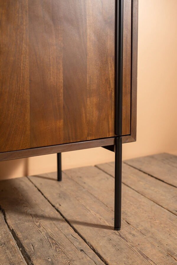 Conrad Acacia Wood Umber Finish Sideboard - Image 5