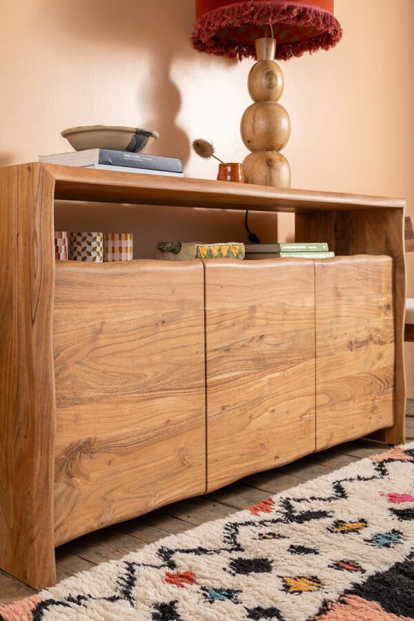 Doran Acacia Wood Natural Finish Sideboard - Image 2