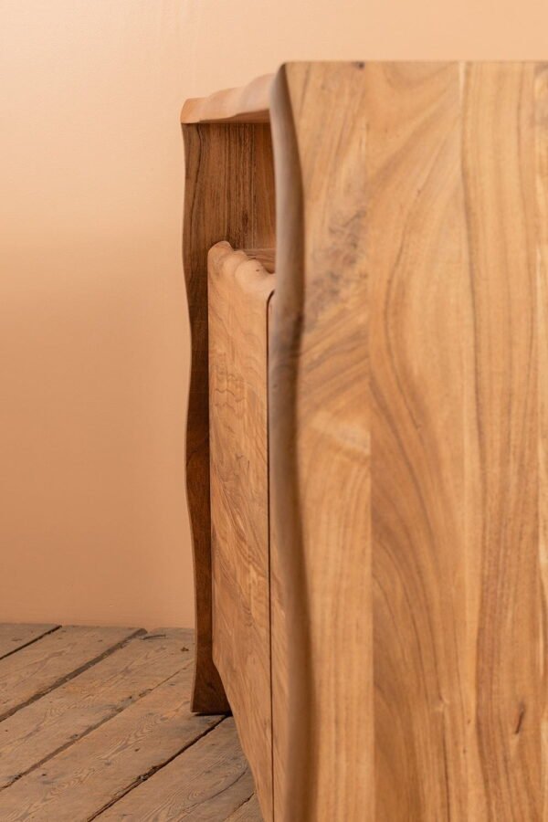 Doran Acacia Wood Natural Finish Sideboard - Image 4