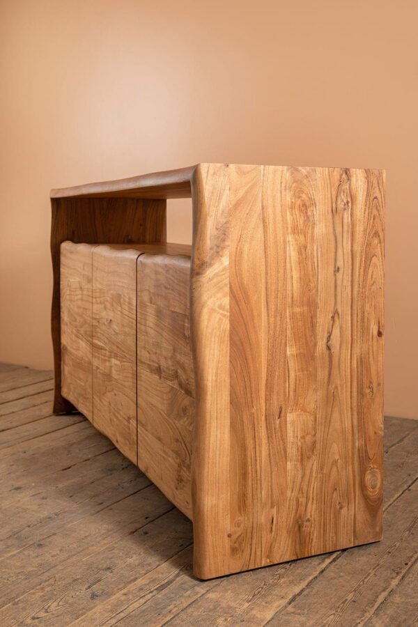 Doran Acacia Wood Natural Finish Sideboard - Image 7