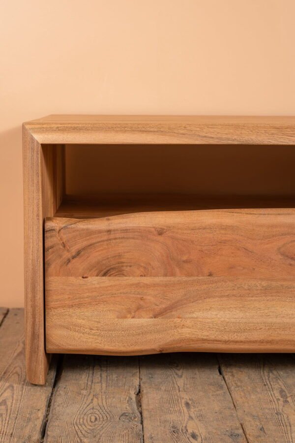 Doran Acacia Wood Natural Finish TV Cabinet - Image 10