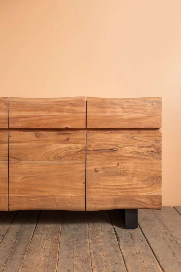 Mayer Acacia Wood Natural Finish Sideboard - Image 8