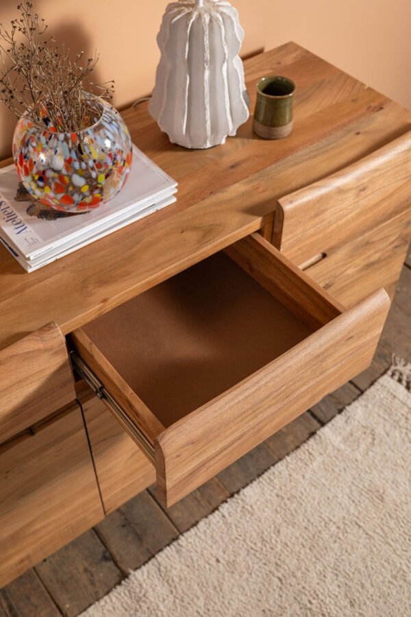 Mayer Acacia Wood Natural Finish Sideboard - Image 7