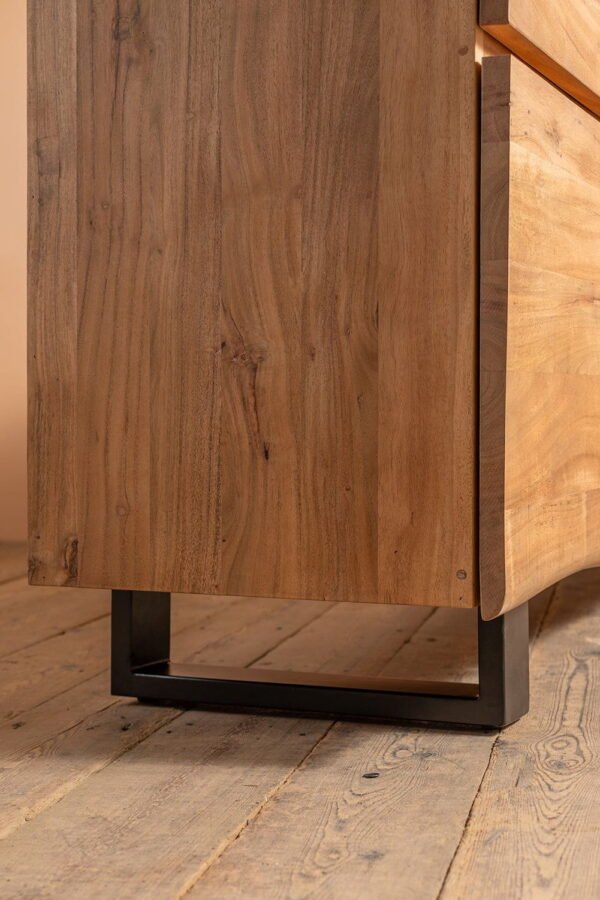 Mayer Acacia Wood Natural Finish Sideboard - Image 6