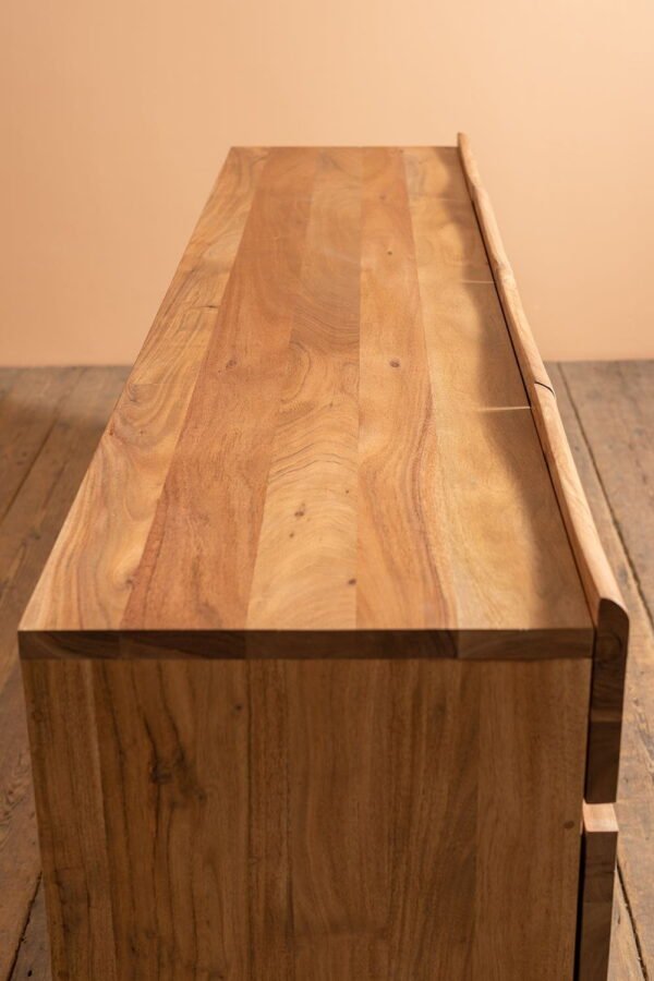 Mayer Acacia Wood Natural Finish Sideboard - Image 3