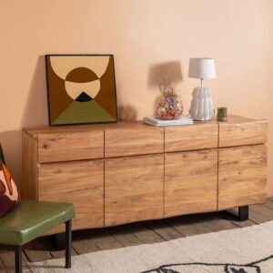Mayer Acacia Wood Natural Finish Sideboard