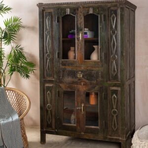 Carved Vintage Wooden Almirah