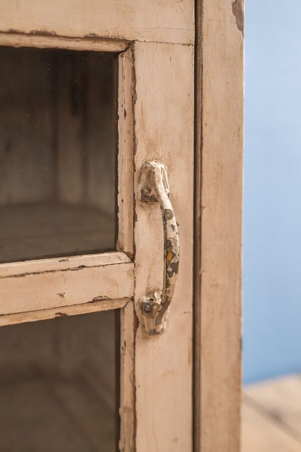 Cream Vintage Cabinet with Drawers - Image 3