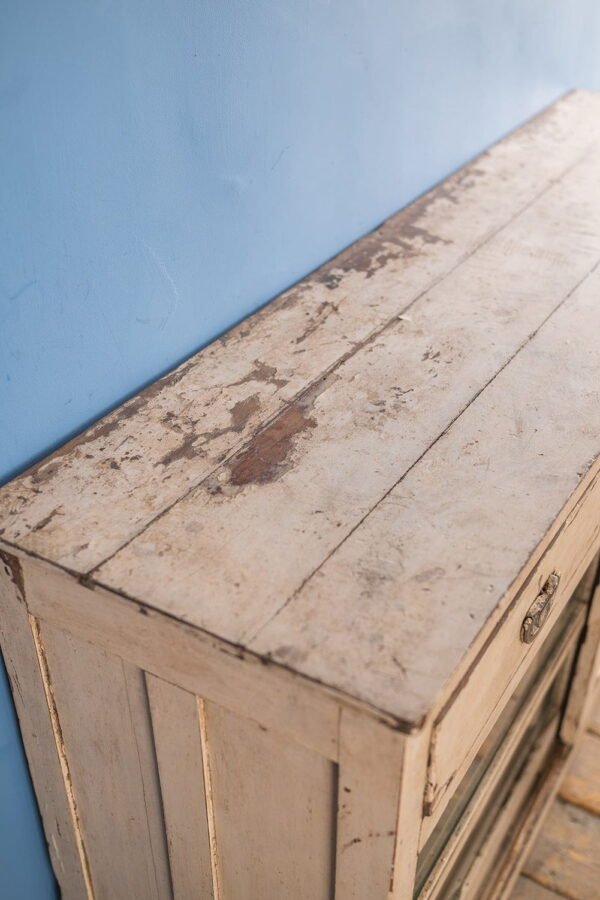 Cream Vintage Cabinet with Drawers - Image 7