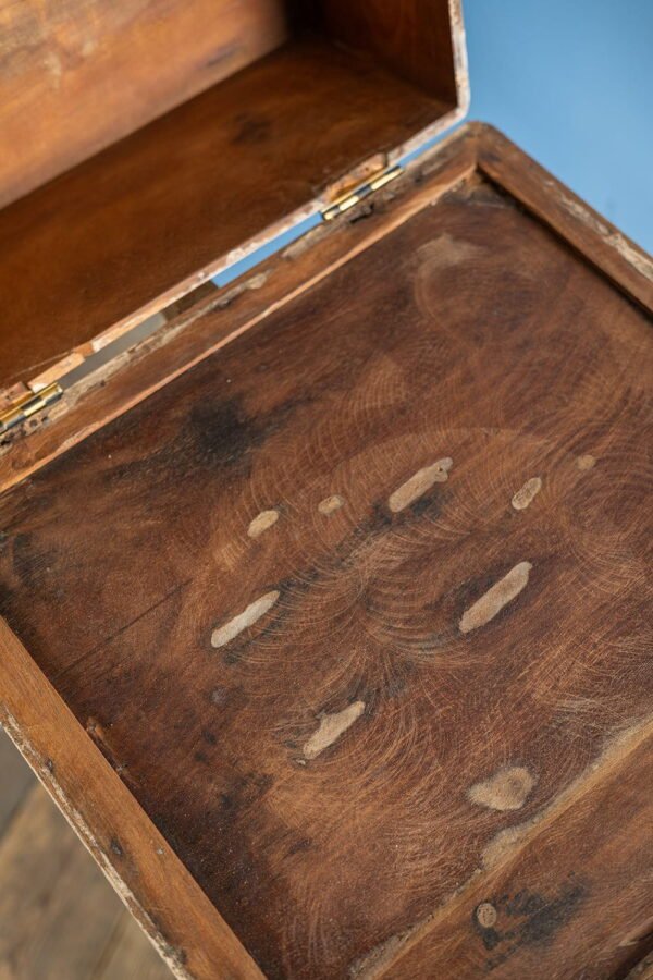Cream Vintage Cupboard with Lidded Top - Image 5
