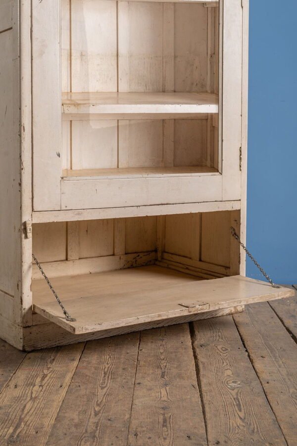 Cream Vintage Wooden Cabinet - Image 8