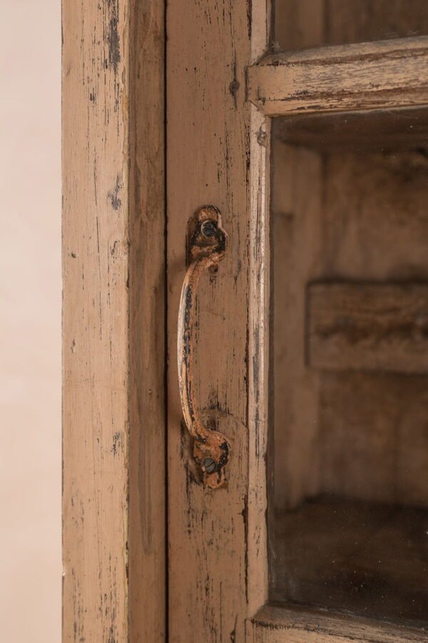 Pale Yellow Vintage Cabinet - Image 3