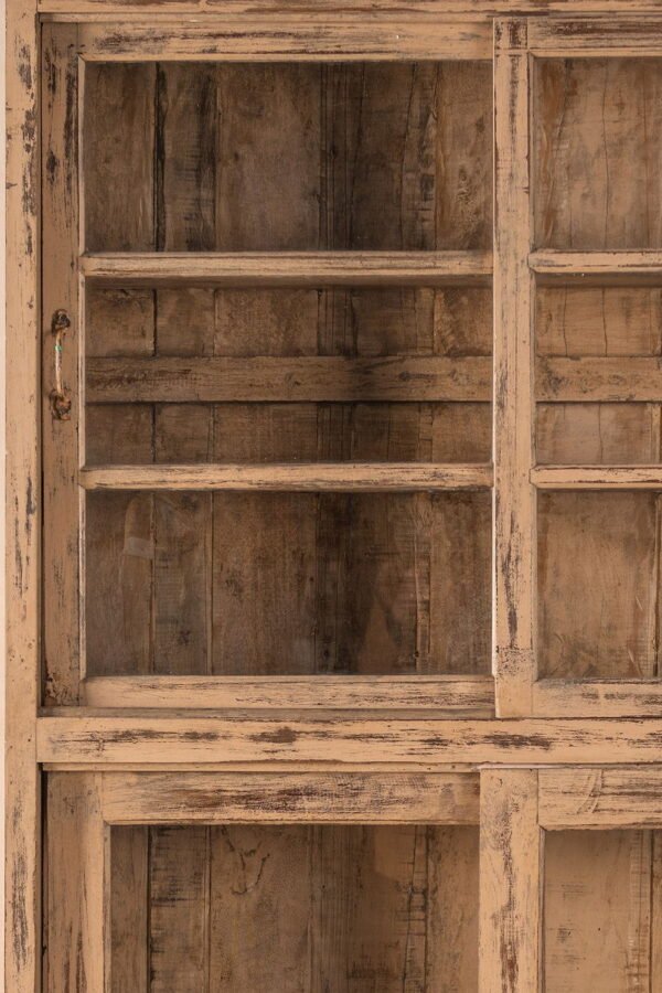 Pale Yellow Vintage Cabinet - Image 7