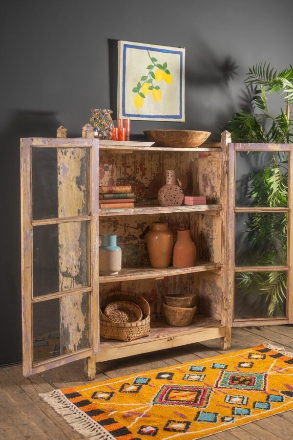Vintage Cream Cabinet - Image 2