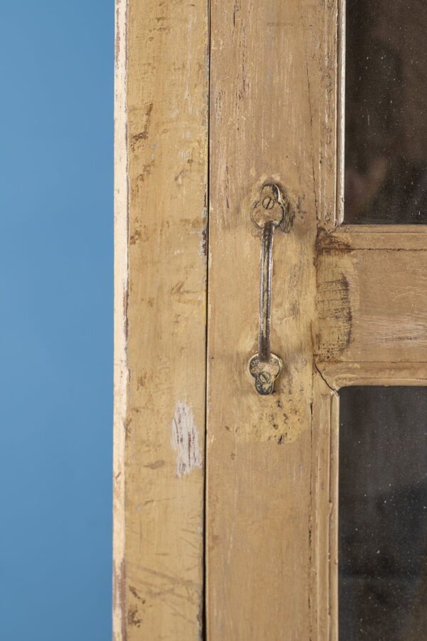 Vintage Cream Glazed Cabinet - Image 3