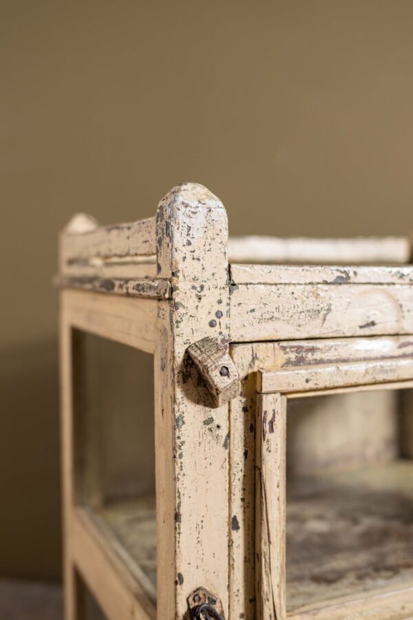 Vintage Cream Side Cabinet - Image 5