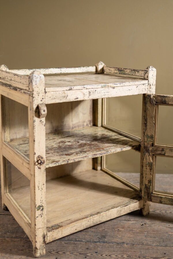 Vintage Cream Side Cabinet - Image 8