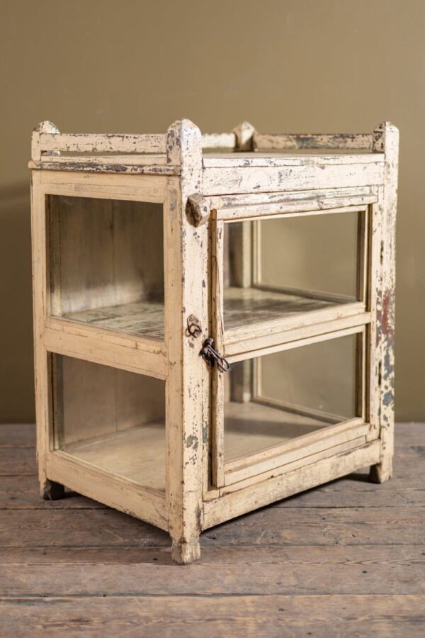 Vintage Cream Side Cabinet - Image 3