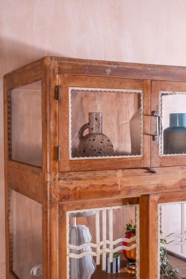 Vintage Wooden Display Unit - Image 2