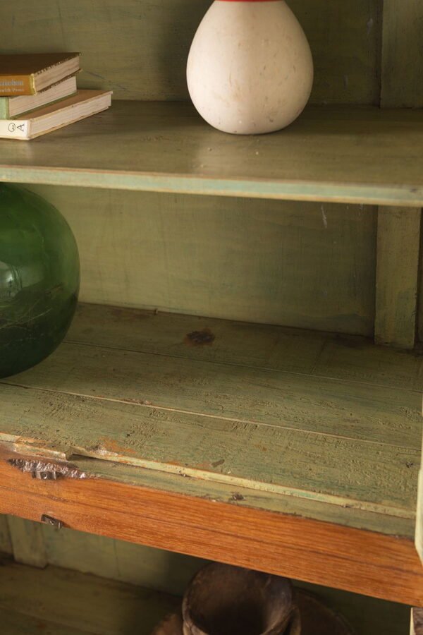 Vintage Wooden Glazed Cabinet - Image 5