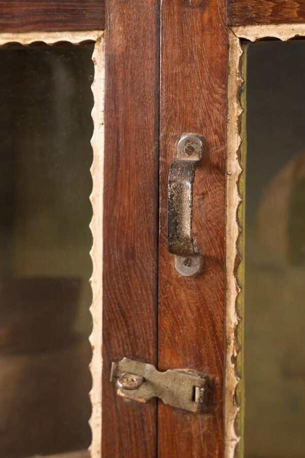 Vintage Wooden Glazed Cabinet - Image 3