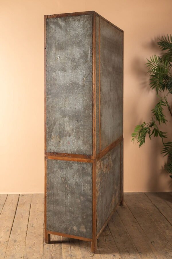 Vintage Wooden Glazed Cabinet - Image 4