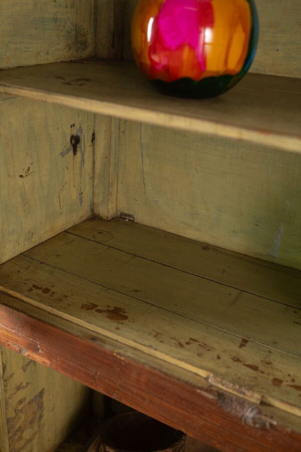 Vintage Wooden Glazed Cabinet - Image 8