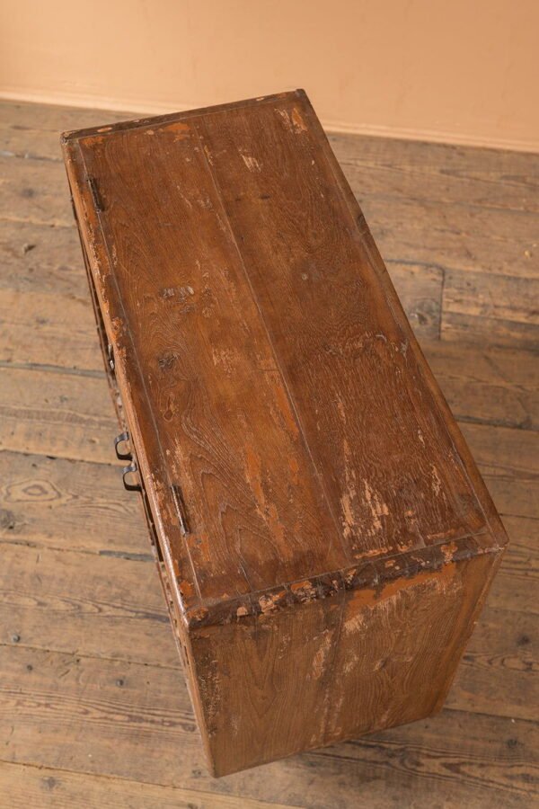 Vintage Wooden Glazed Cabinet - Image 5