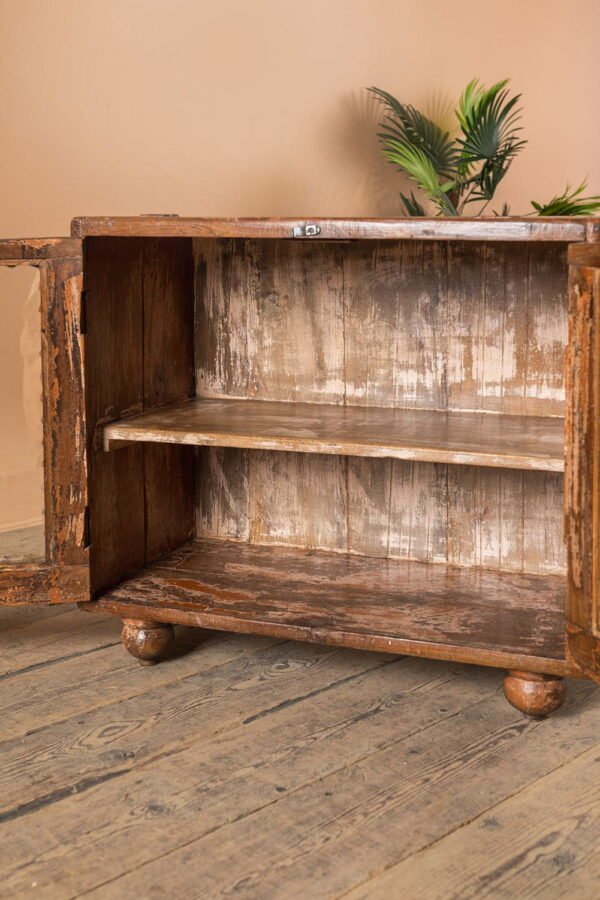 Vintage Wooden Glazed Cabinet - Image 6