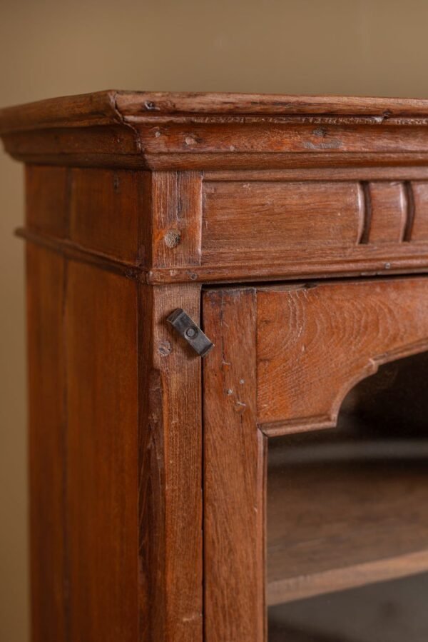 Vintage Wooden Glazed Cabinet - Image 4